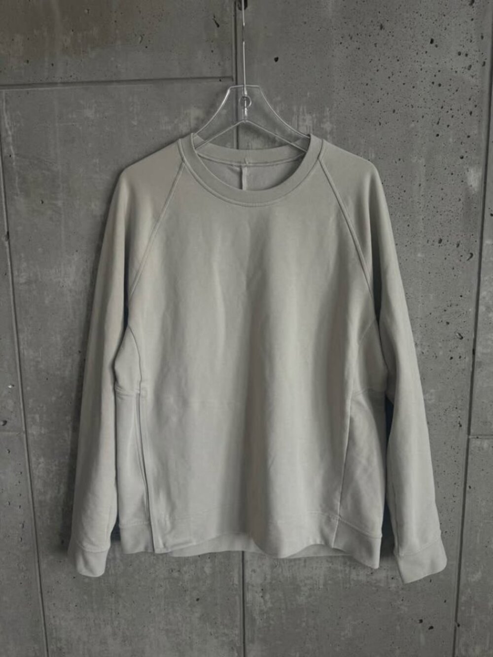 Lululemon City Sweat Crew Sweatshirt Beige Men’s L Good Condition